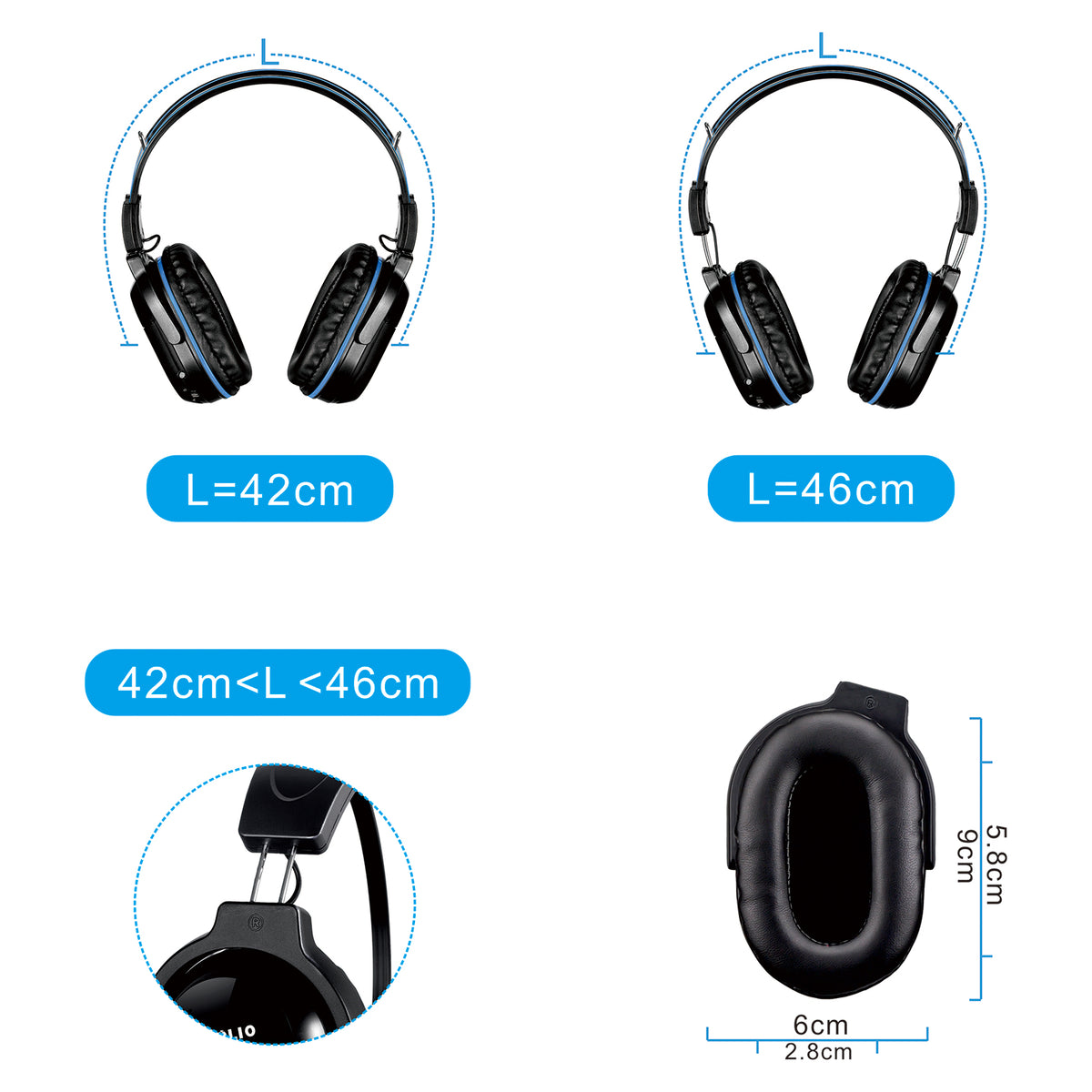 Dual-Channel Wireless Infrared (IR) Headphones (Set of deals Two)