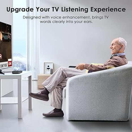 SIMOLIO Infrared Wireless Headphones for TV Sound (SM-863D1)