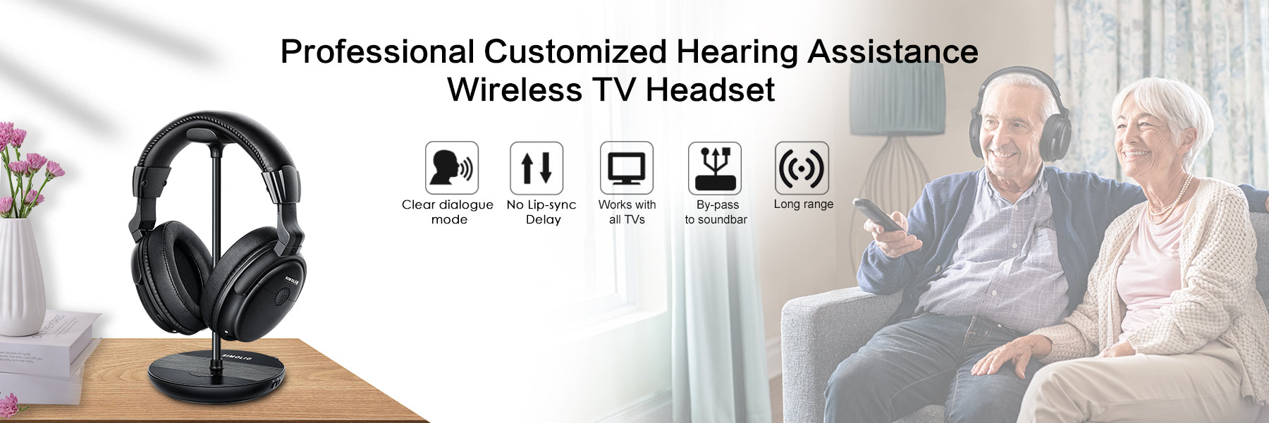 SIMOLIO -TV Headphones & Speakers, Car Accessories, Bluetooth